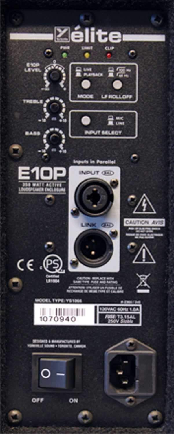 Yorkville E10P 10350PA - 