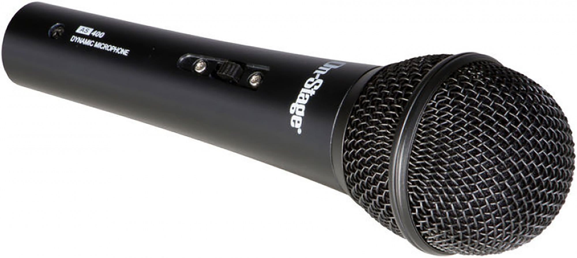 On Stage AS400V2 Dynamic Handheld Microphone - Your Ultimate Vocal and Public Speaking Companion