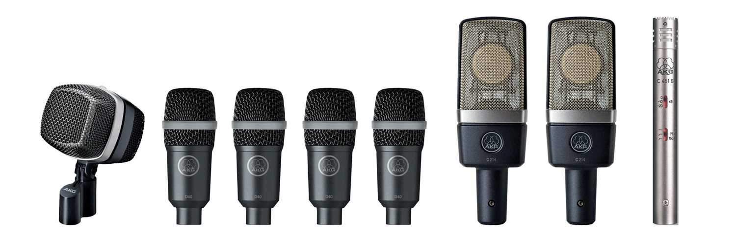 AKG Premium Drumset Microphone Bundle - Your Ultimate Drumming Companion