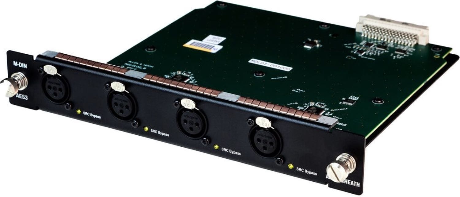 Allen & Heath AH-M-DL-DIN-A DX32 AES3 8-Channel Digital Input Module - Your Audio Upgrade Solution