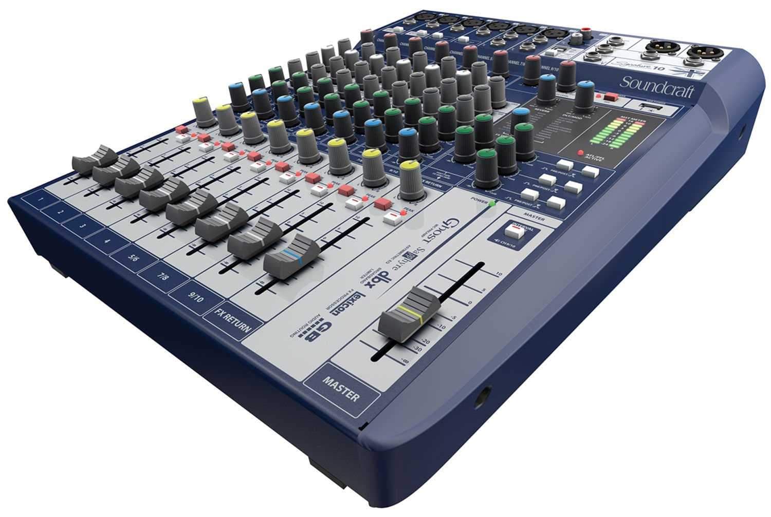 Soundcraft Signature 10: The Ultimate 10-ch PA Mixer with FX for Stunning Sound