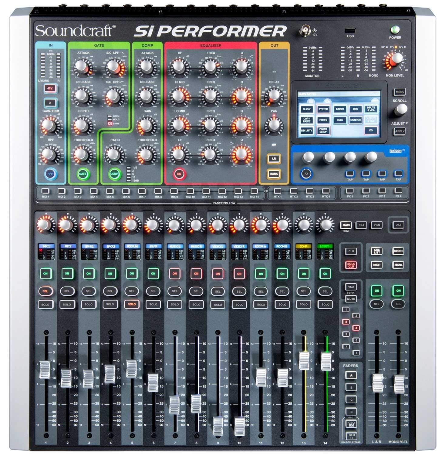 Soundcraft Si Performer 1: The Ultimate Digital PA Mixer with DMX Control