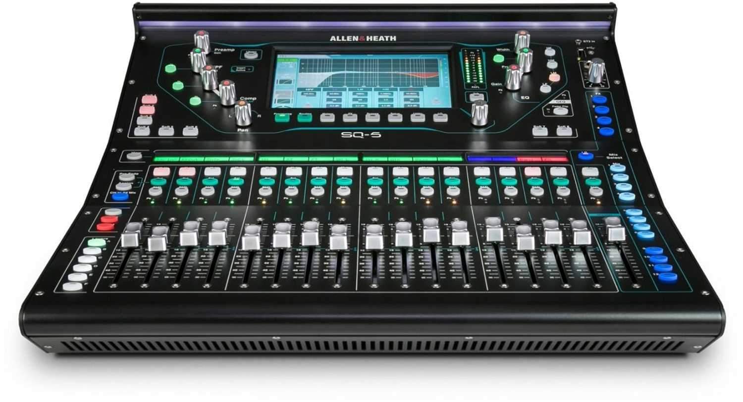 Allen & Heath SQ-5 Professional 48-Channel Digital Mixer with 17 Faders