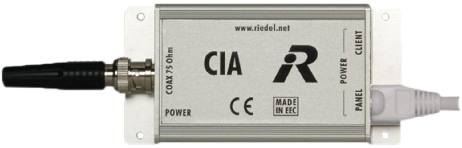 Riedel CIA Adapter: BNC Male to 2 Ethernet - Your Connectivity Solution
