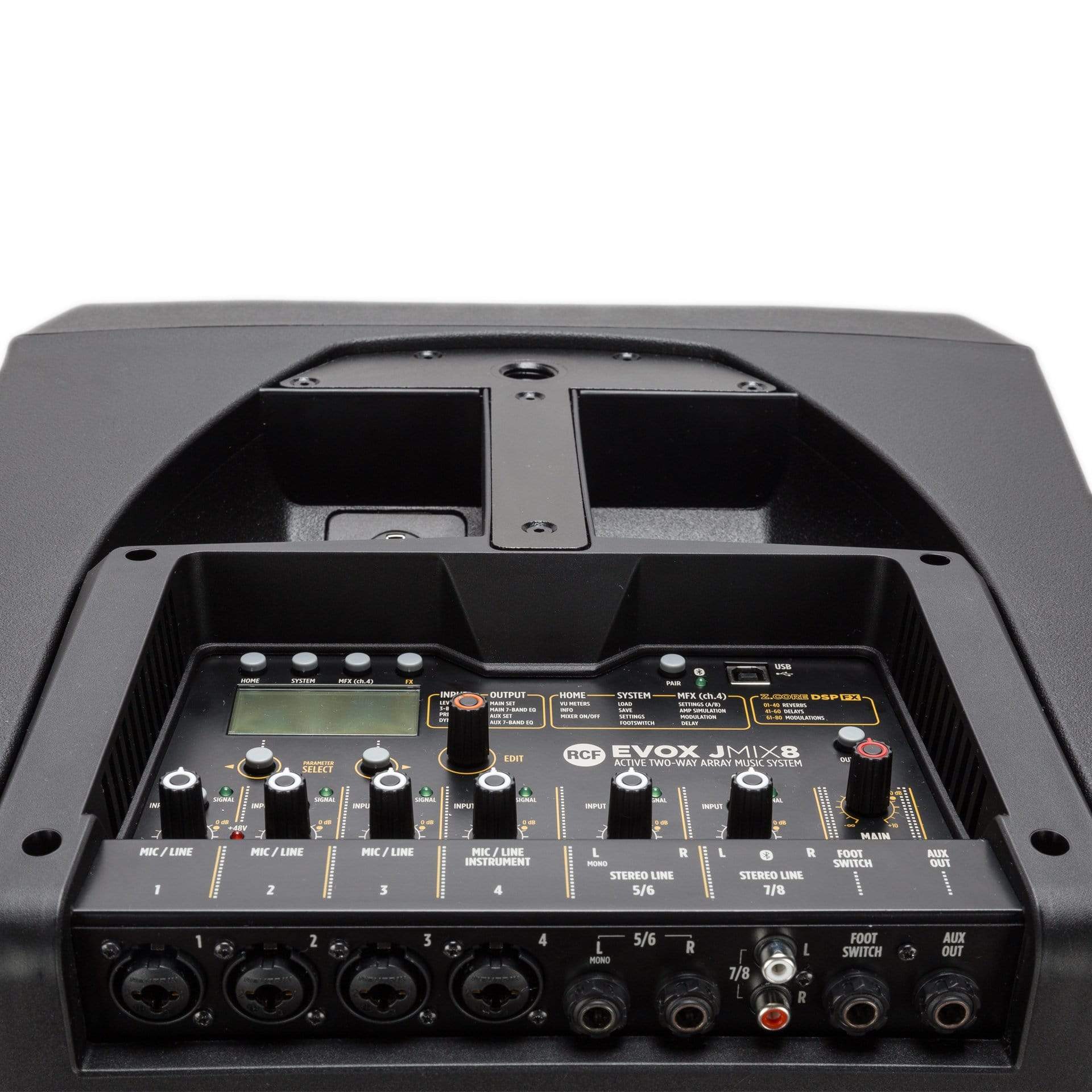 RCF Evox JMix 8: The Ultimate Portable Array Speaker with Built-In Mixer