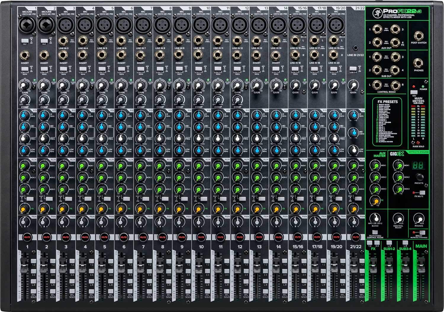 Mackie ProFX22v3: Your All - in - One Audio Solution