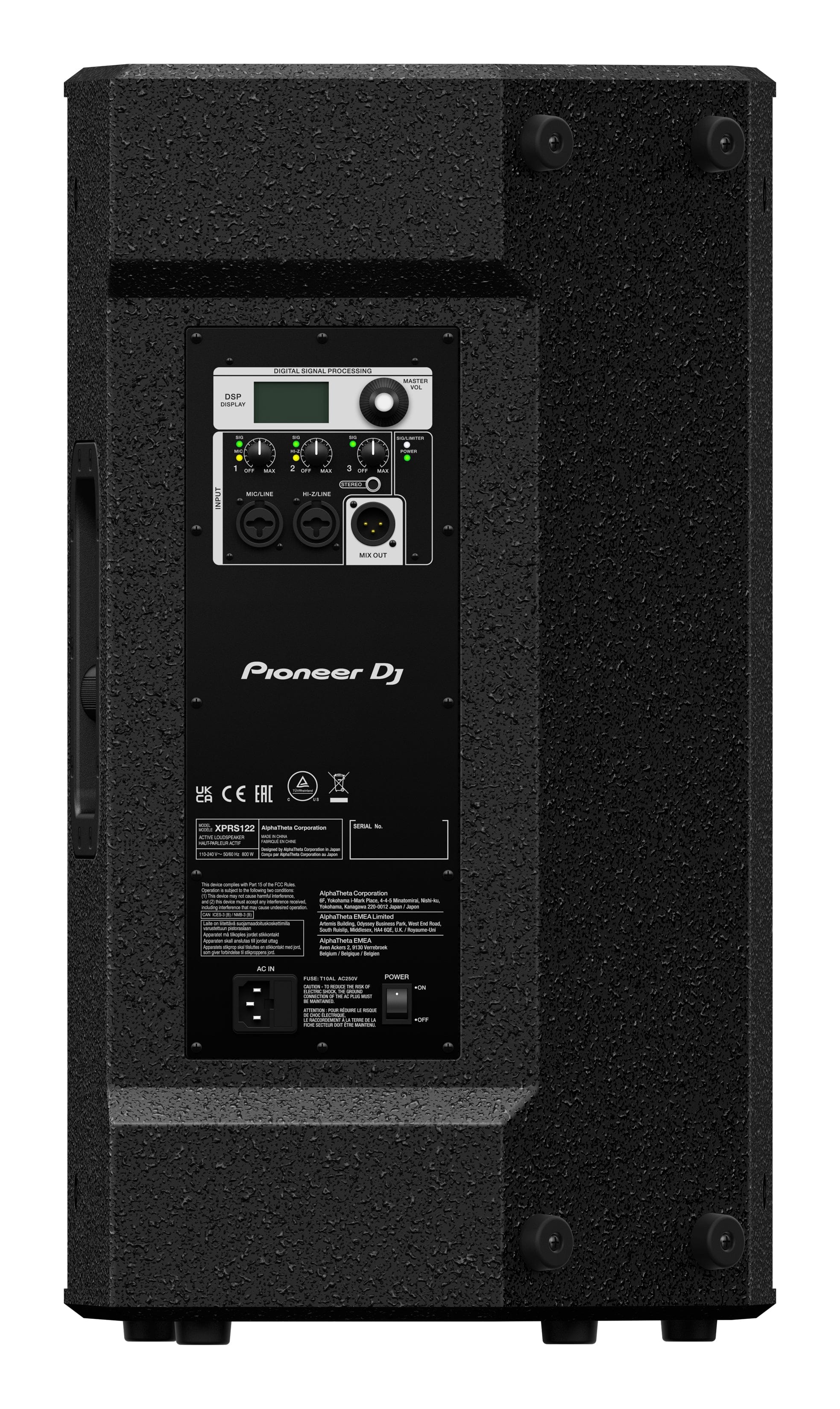 Pioneer DJ XPRS122: The Ultimate 2-Way Active 12-Inch Loudspeaker with DSP