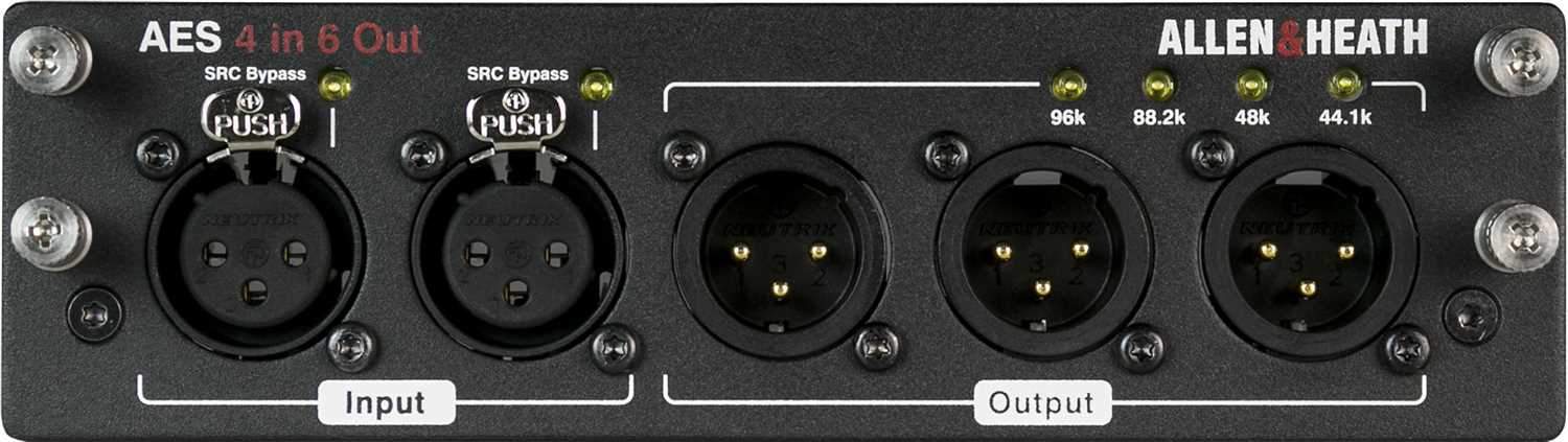 Allen & Heath M-DL-AES4I6O-A: The Ultimate AES3 I/O Card for Seamless Digital Patching