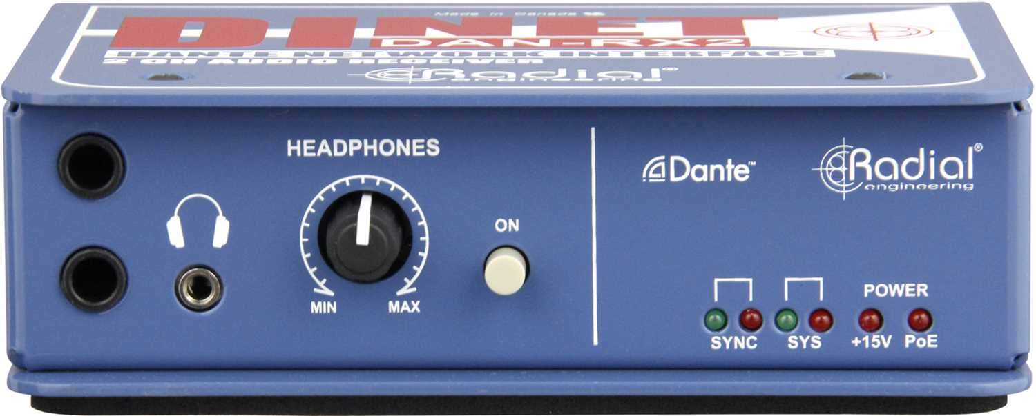 Radial DiNet DAN-RX2: The Ultimate Dante Network Receiver for Superior Audio Output