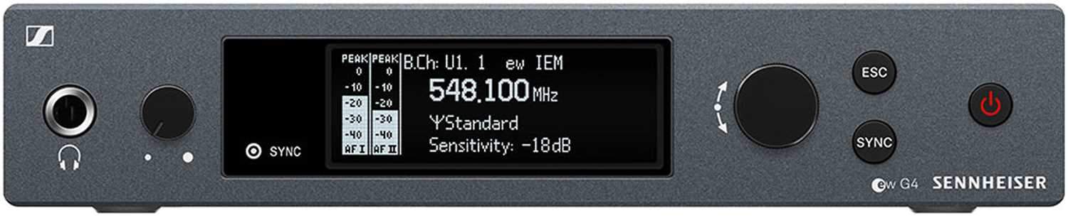 Sennheiser SR IEM G4 Stereo In-Ear Monitor Transmitter - The Ultimate Stage Companion