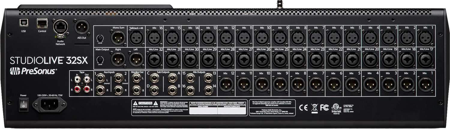 Presonus StudioLive 32SX Series III Compact Digital Mixer - Your Ultimate Mixing Companion