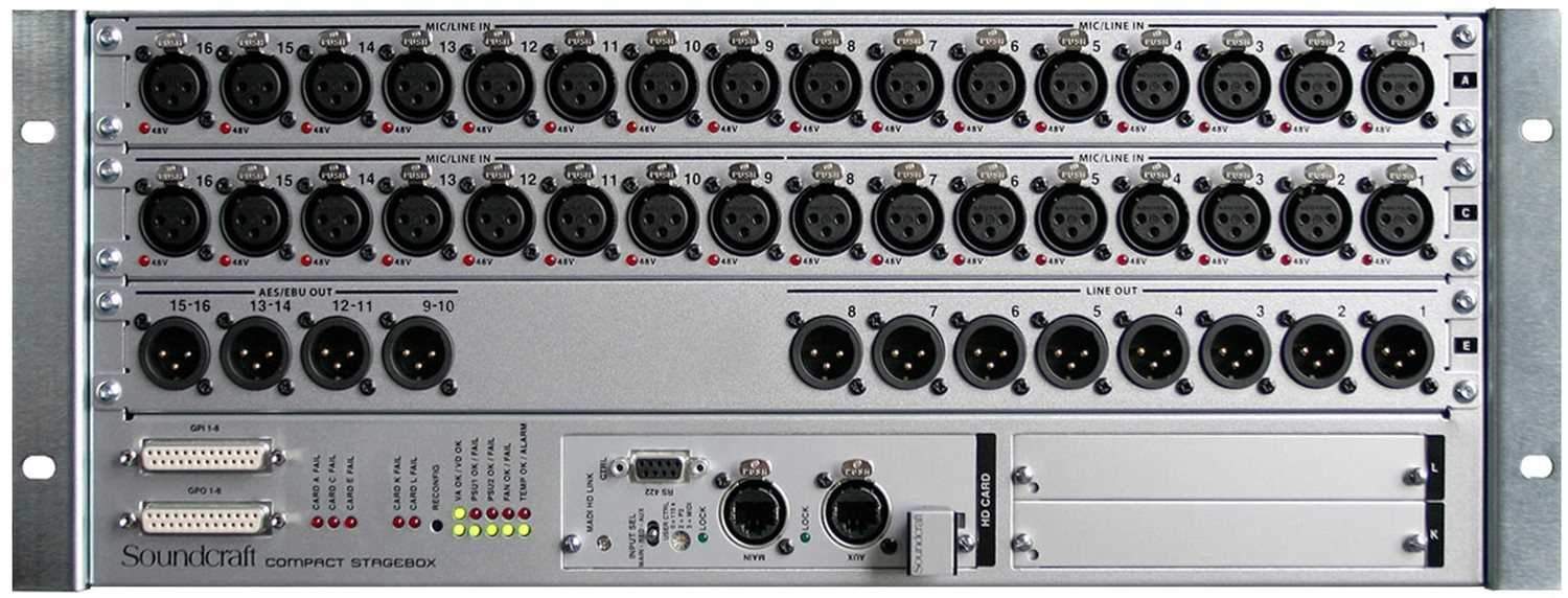 Soundcraft Compact Stagebox: Expand Your Sound with Ease