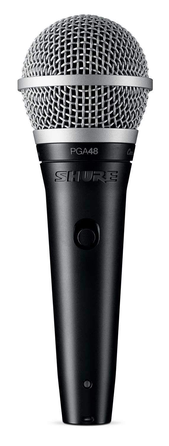 Shure PGA48-LC Dynamic Vocal Microphone - Cable-Free for Clear, Noise-Free Performance