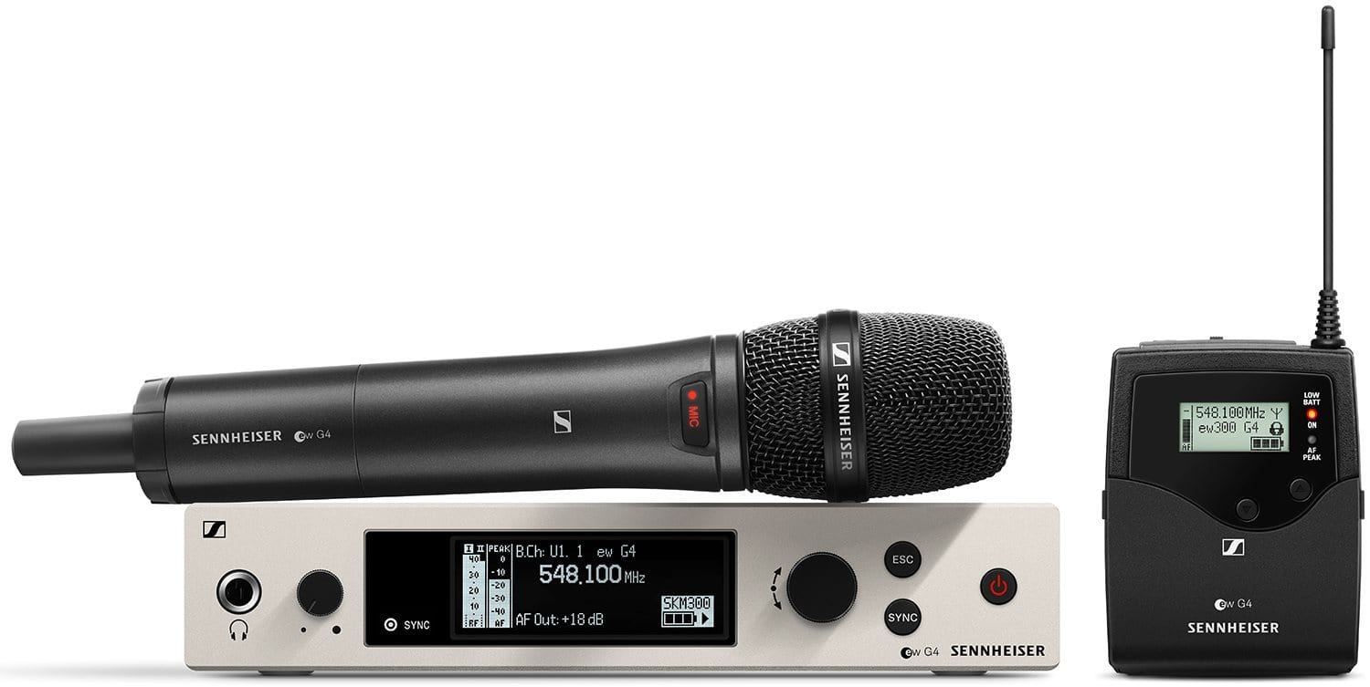 Sennheiser ew 300 G4 Evolution Wireless Handheld/Bodypack Base Set - Your Ultimate Audio Solution