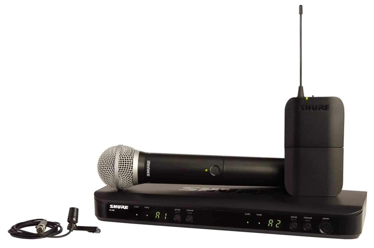 Shure BLX1288/CVL Combo: The Ultimate Wireless Handheld Lav for Stunning Performances