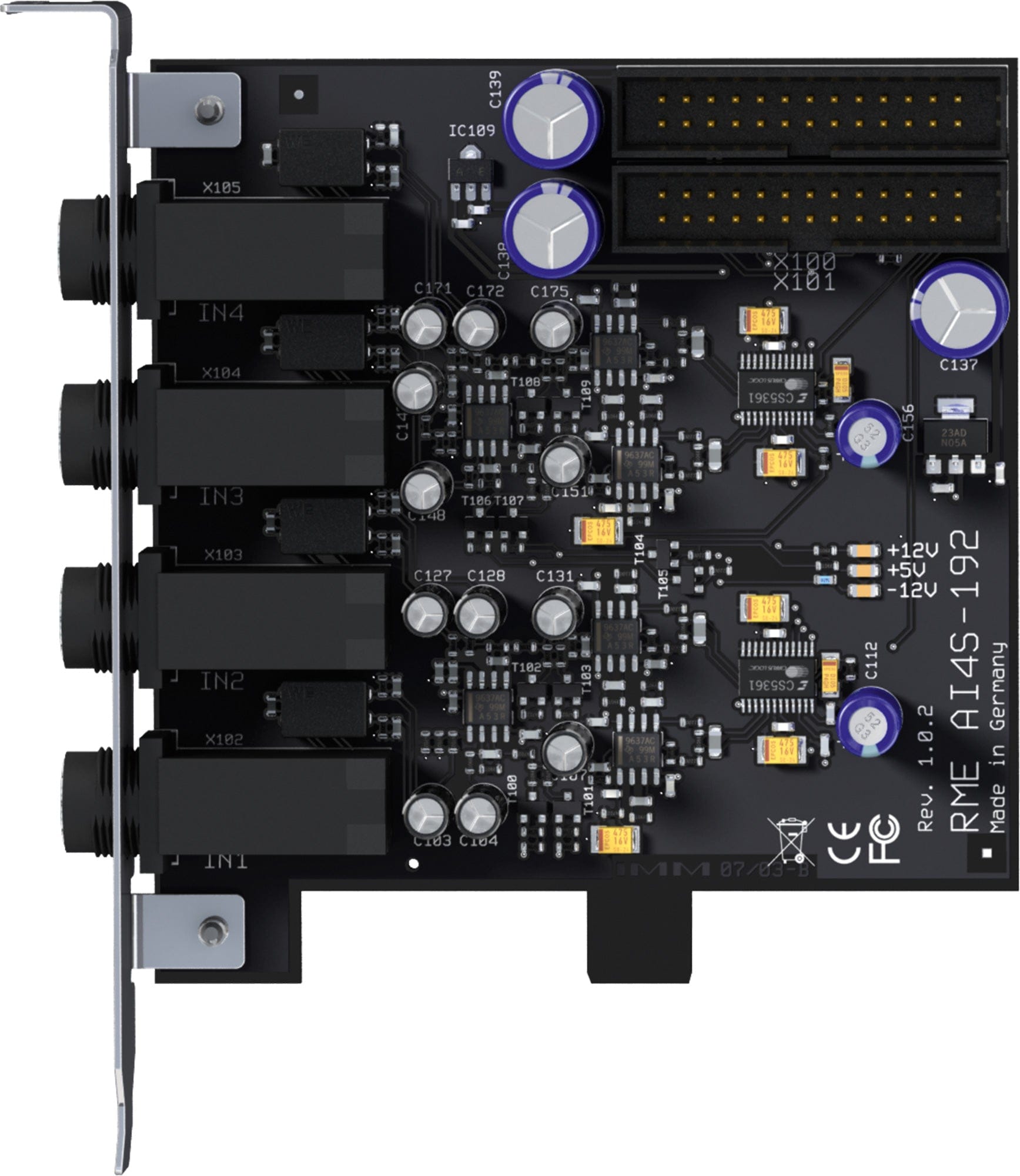 RME AI4S-192 AIO: The Ultimate 4-Channel Analog Input Expansion for HDSPe AIO