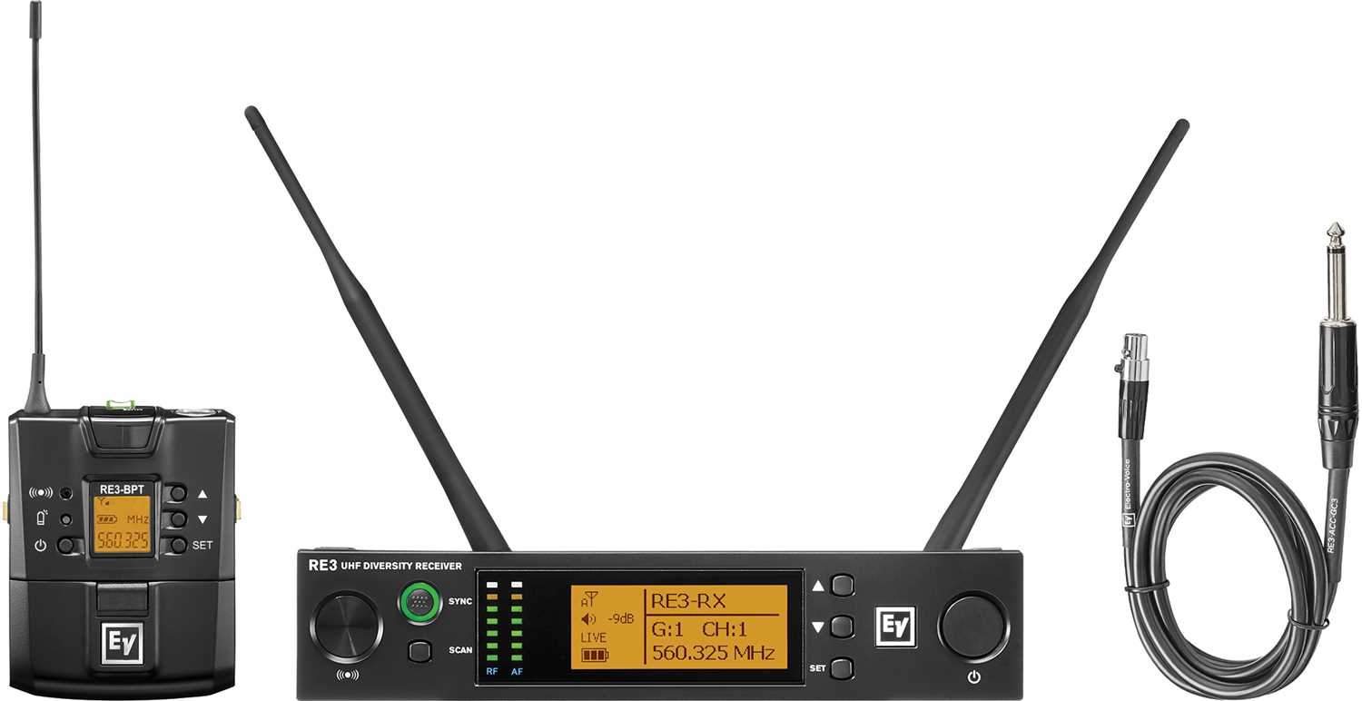 Electro-Voice RE3 BPGC Wireless Instrument Mic Set - Unleash Your Musical Performance