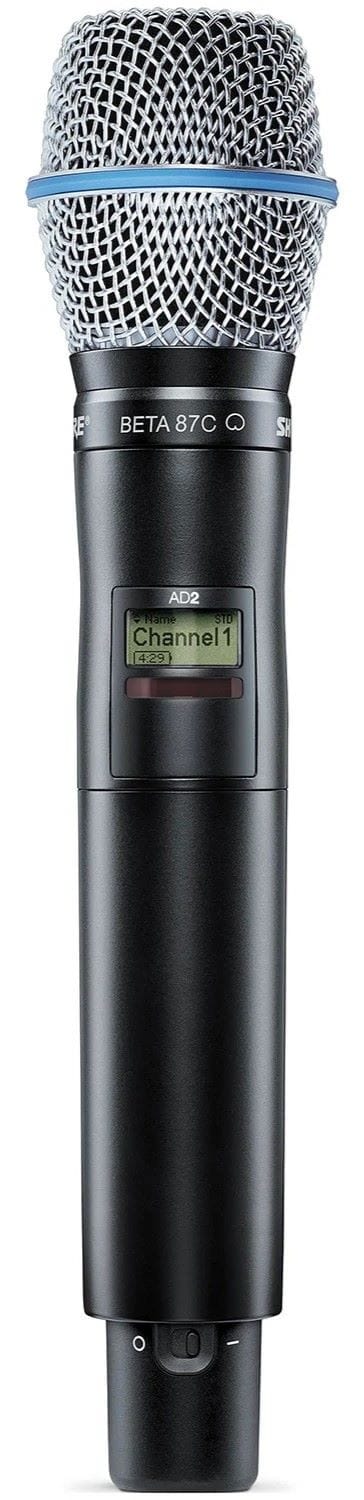 Shure Axient AD2/B87C X55 Band Handheld Wireless Microphone Transmitter - Your Ultimate Vocal Companion