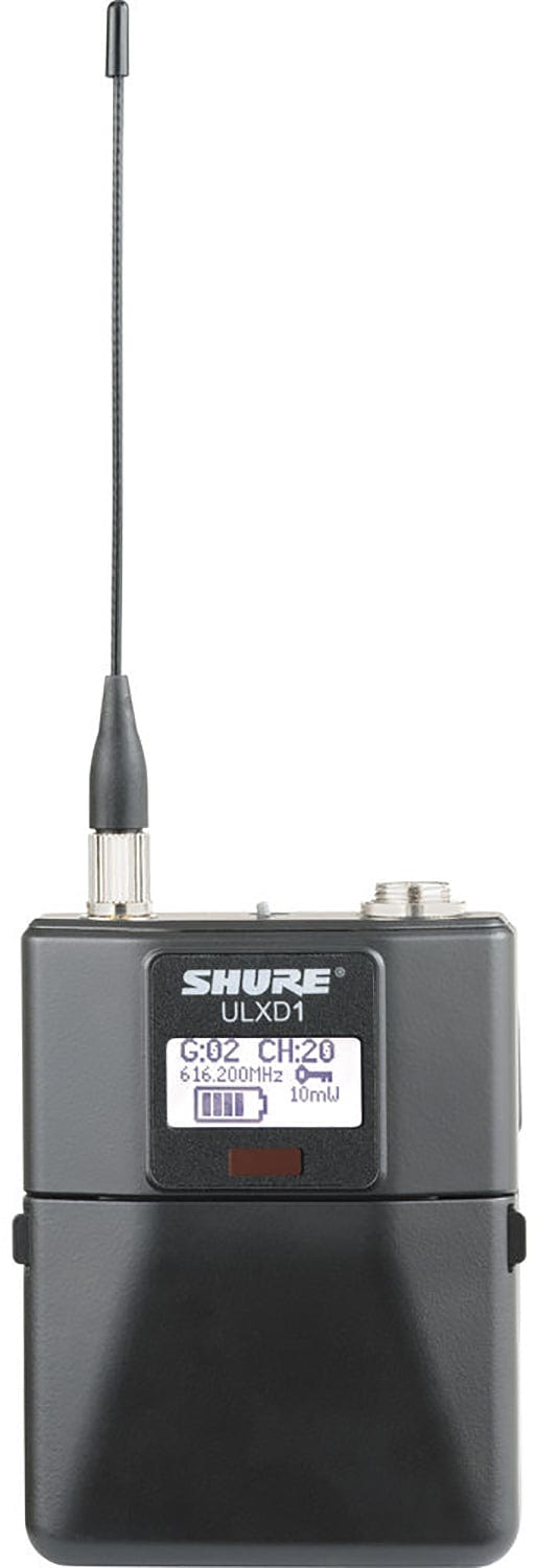 Shure ULXD1 LEMO3 Digital Bodypack Transmitter - H50 Band: Superior Audio for Pro Sound Reinforcement
