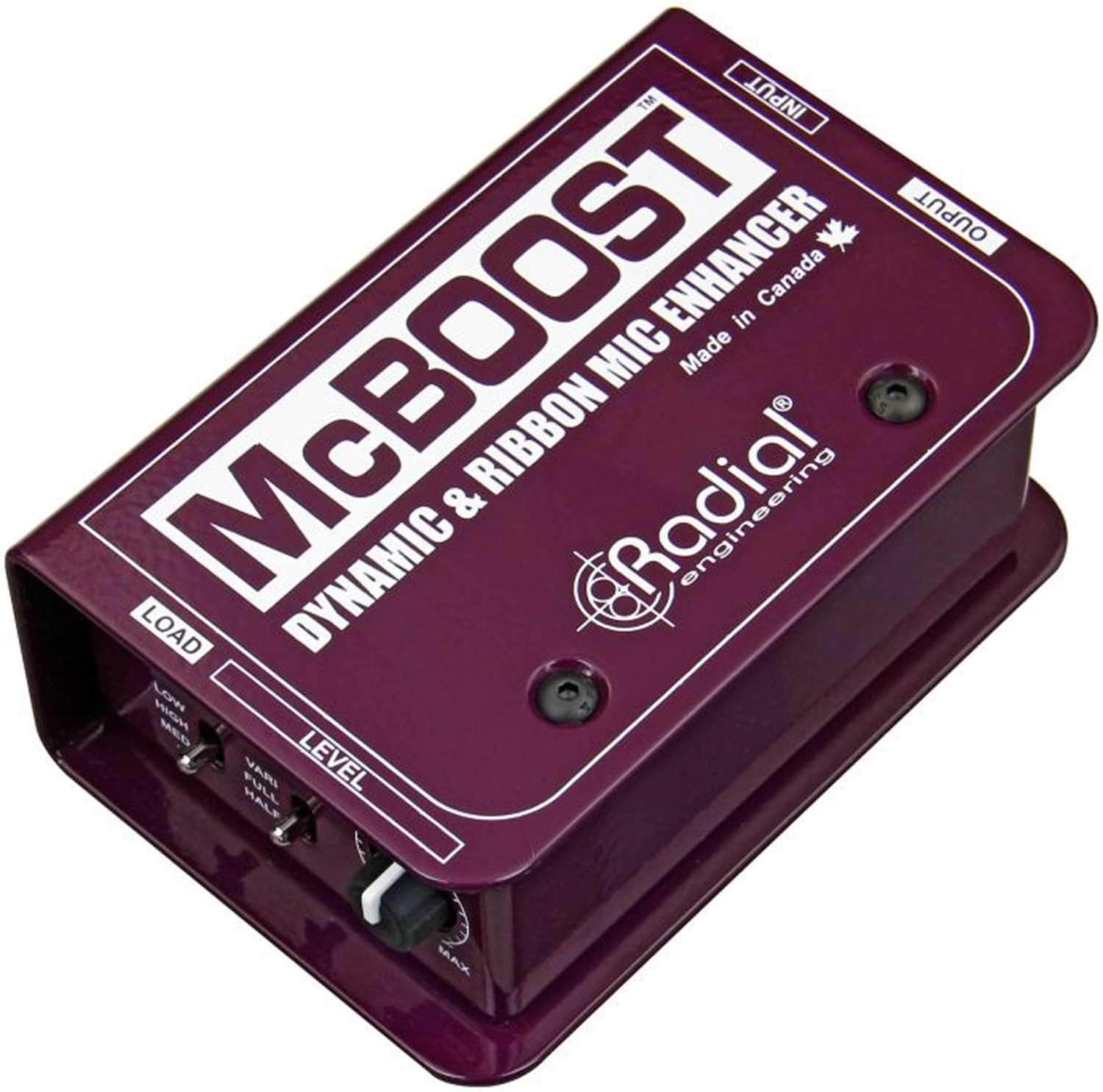 Radial McBoost - The Ultimate Mic Signal Booster