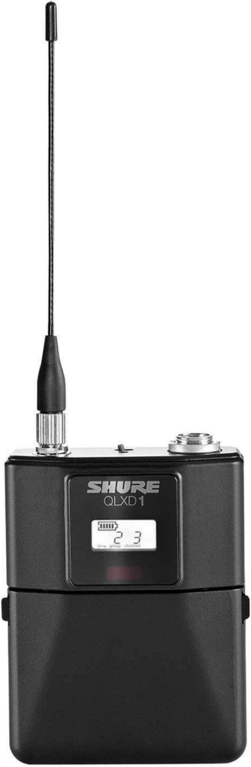 Shure QLXD1 G50 Wireless Bodypack Transmitter - Clear & Reliable