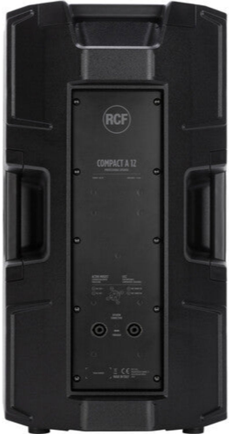 RCF Compact A12 400W 12-Inch Passive 2-Way Speaker - Sleek Black