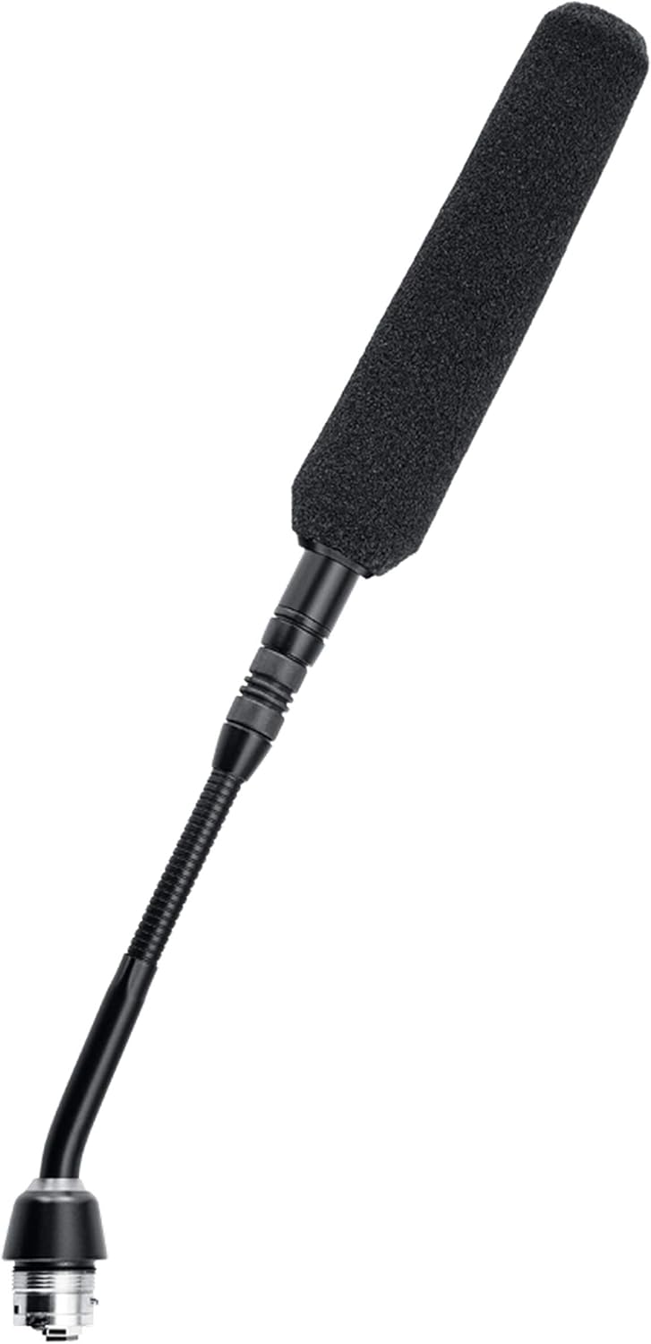 Shure MX405RLP/MS: The Sleek 5-Inch Shock-Mount Gooseneck Mini Shotgun Microphone with LED Ring