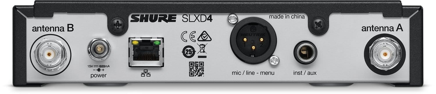 Shure SLXD24/K8B G58 Wireless Vocal System with KSM8 Capsule - The Ultimate in Live Performances