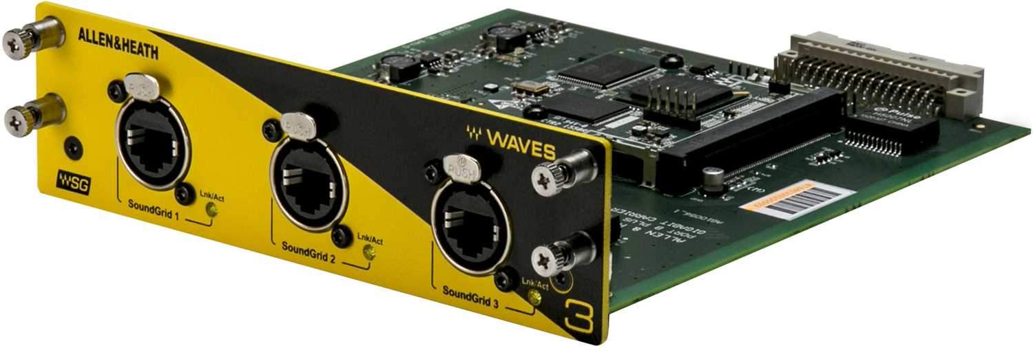 Revolutionize Your Audio Setup with Allen & Heath WAVES V3 dLive Audio Networking Card