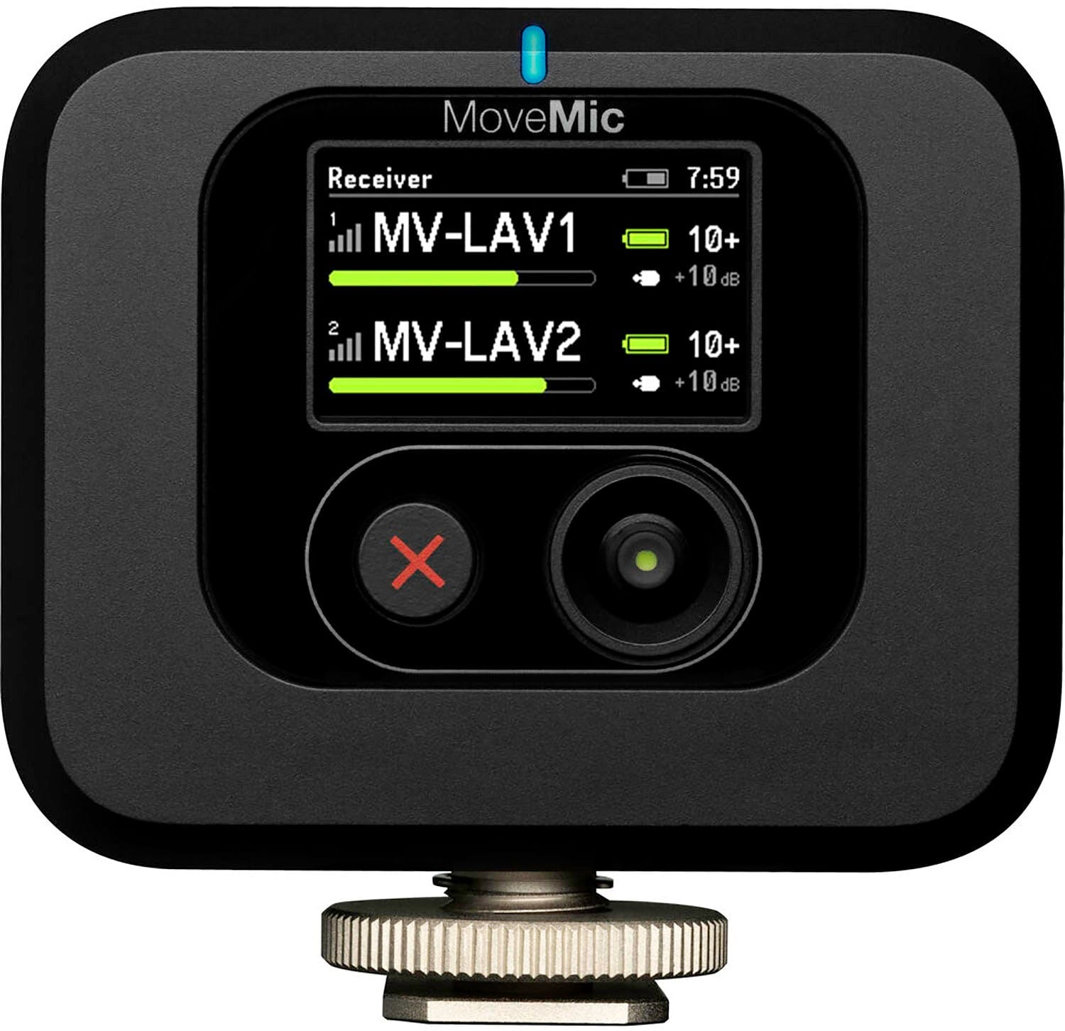 Shure MV-TWO-KIT-Z7 MoveMic Wireless Lavalier Microphone Pair for Phones with Receiver / Charge Case