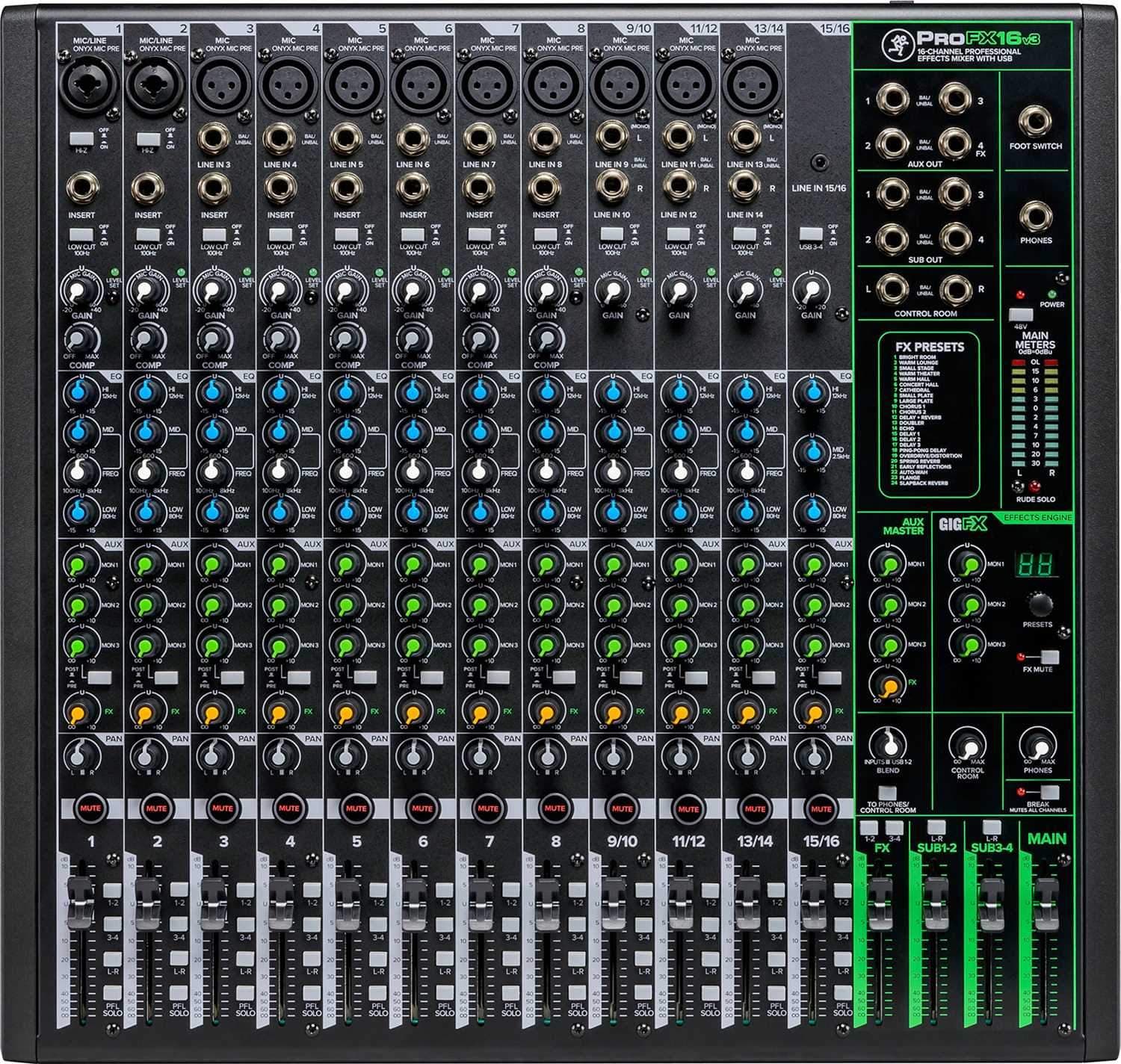 Mackie ProFX16v3: The Ultimate Mixing Solution for All Your Audio Needs