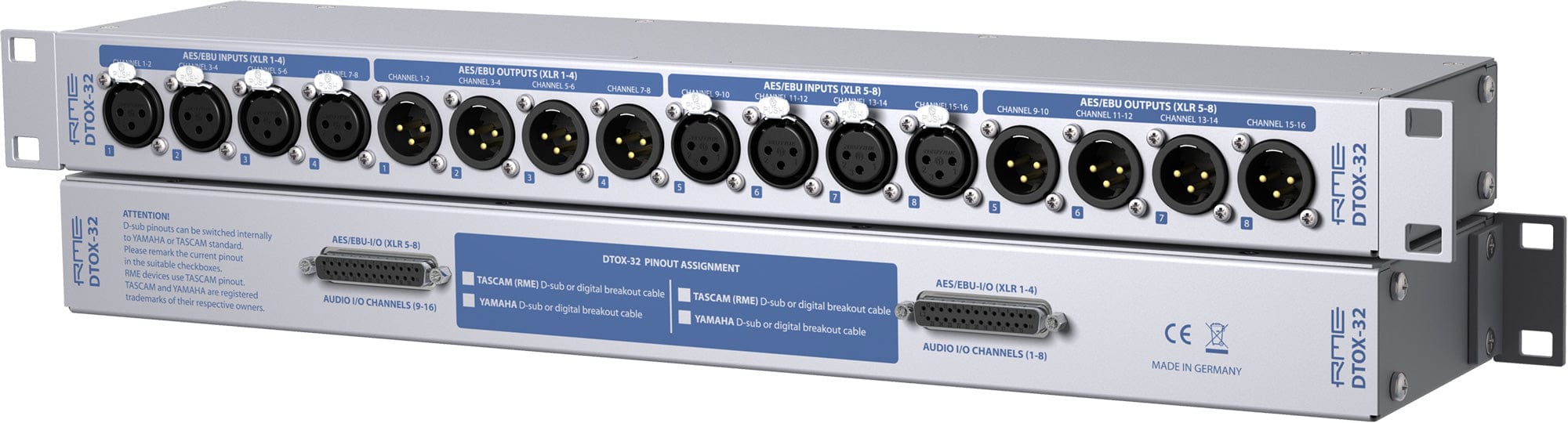 RME DTOX32 Digital AES/EBU Breakout Box - The Ultimate Solution for Professional Audio Connectivity