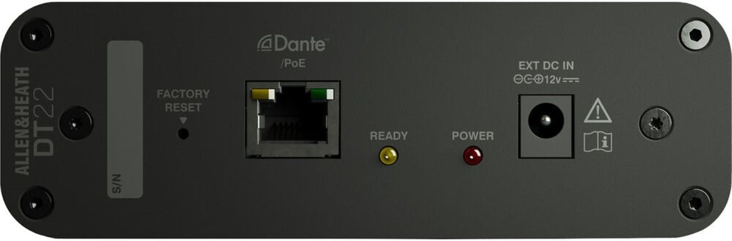 Allen & Heath AH-DT-22-M Compact Dante I/O Expander - Boost Your Audio Setup
