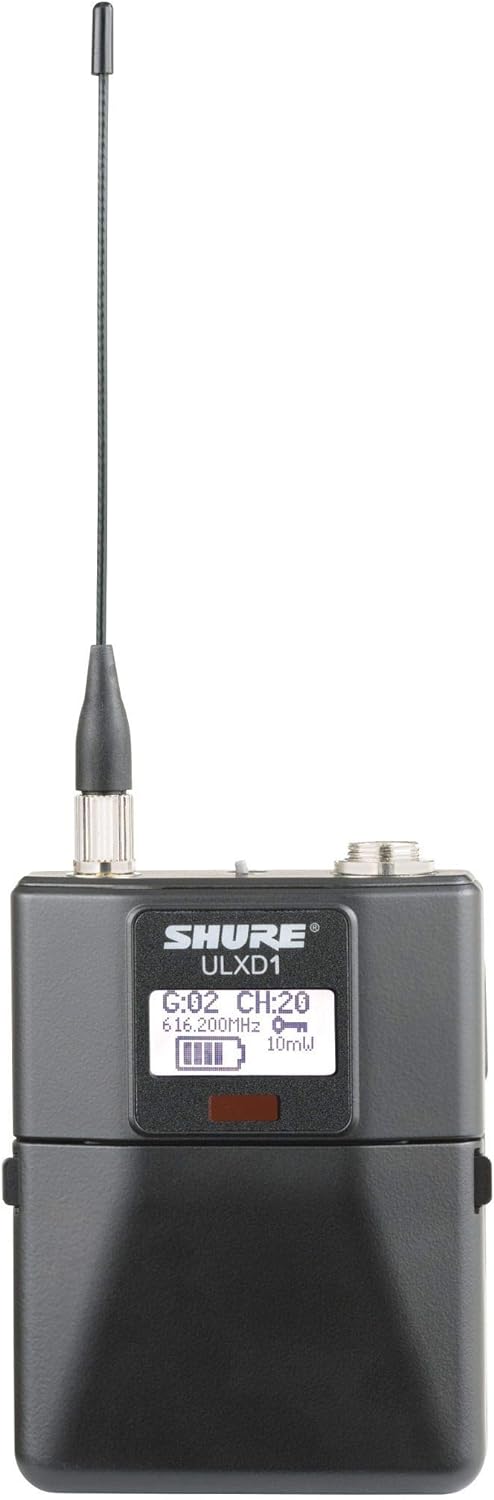 Shure ULXD1 Digital Bodypack Transmitter - J50A Band: Superior Audio for Unmatched Performances