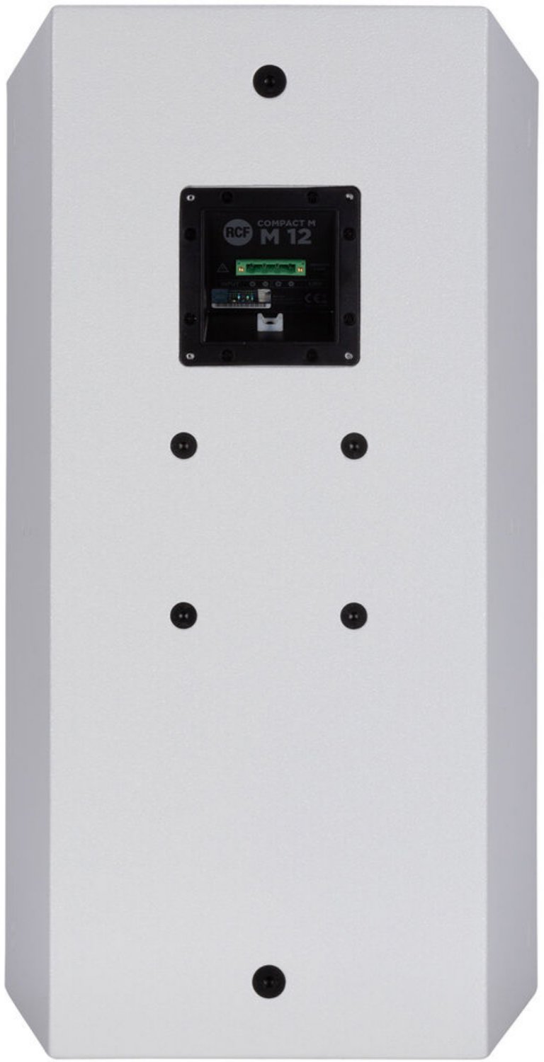 RCF Compact M 12W Passive 12-Inch 2-Way Compact Speaker - 300 Watt RMS - White - Your Sound Solution for Any Space