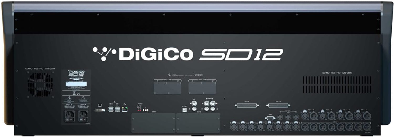 DiGiCo SD12 96-Input Digital Mixing Console - MADI & Multi-Mode Optics ST: Professional Sound Solution
