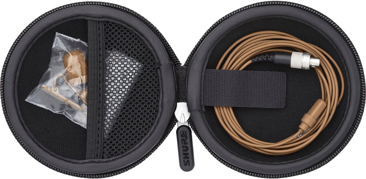 Shure UL4C/C-LM3-A Cocoa UniPlex Cardioid Subminiature Lavalier Microphone with LM3 Connector - Your Perfect Audio Companion