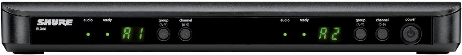 Shure BLX188 Wireless Dual Presenter System - H11 Band with Two CVL Lavalier Microphones: Unleash Your Presentation Power