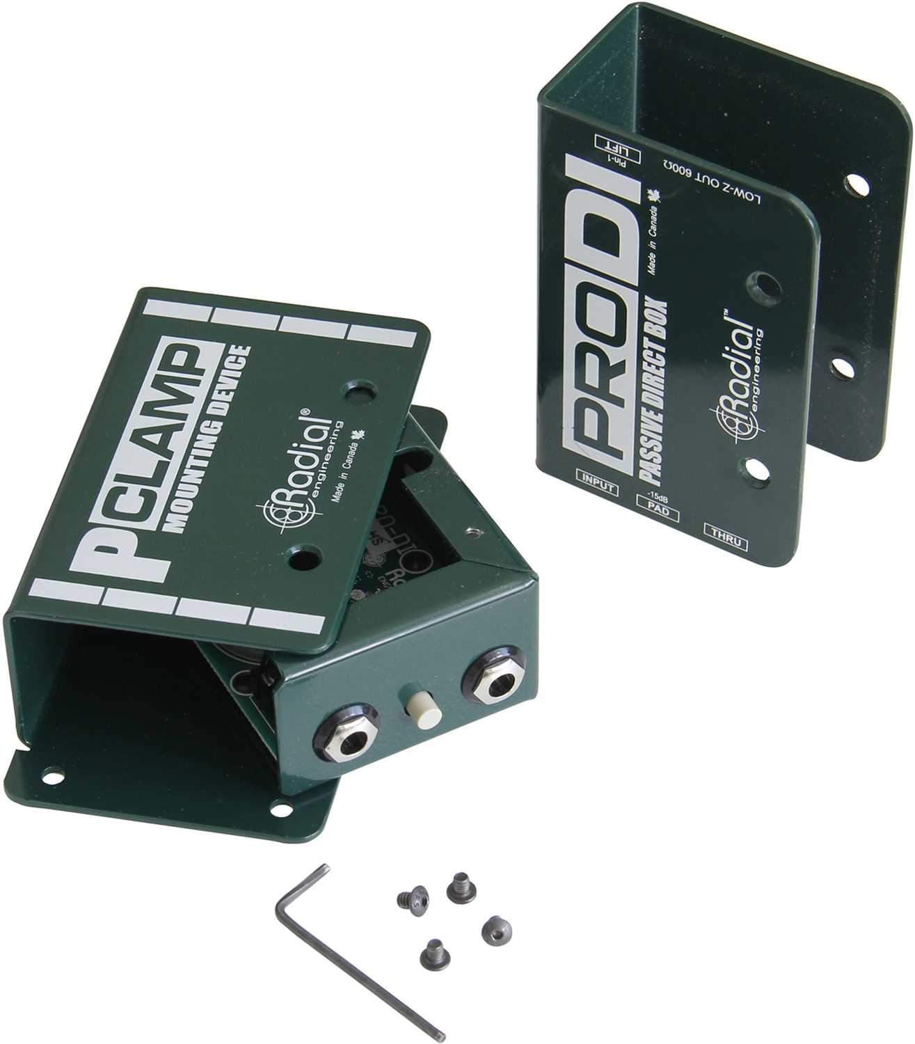 Radial P-CLAMP Flanged Adaptor: Securely Mount Your DI Boxes with Ease