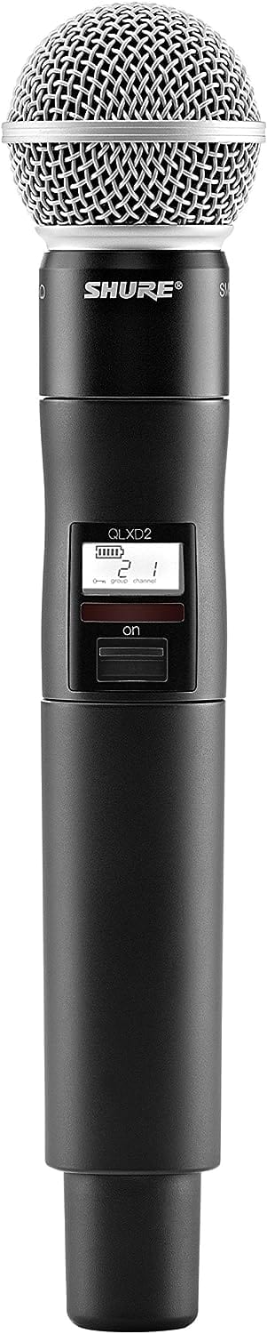 Shure QLXD2/SM58 Handheld Transmitter - The Ultimate Vocal Companion (H50 Band)