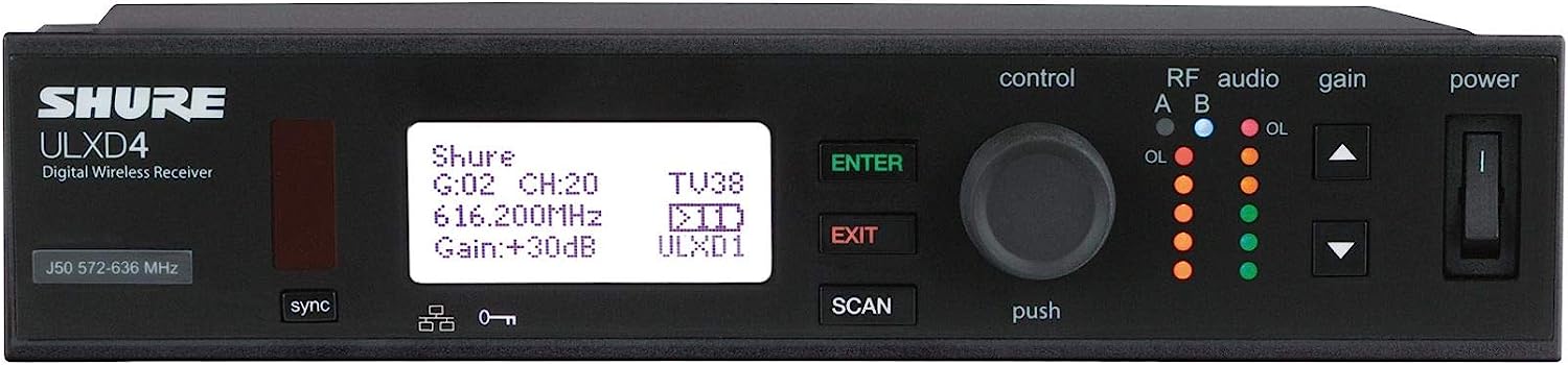 Shure ULXD4 J50A Band Digital Wireless Receiver - Your Ultimate Sound Solution