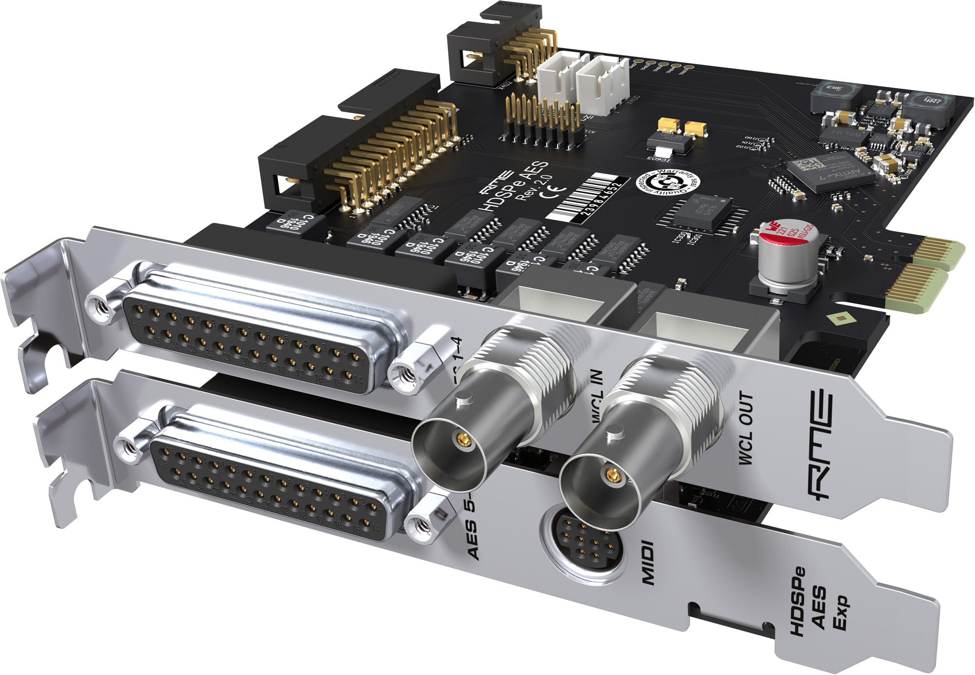 RME HDSPe AES PCIe Card: 32-Channel AES/EBU, 24-Bit/192kHz