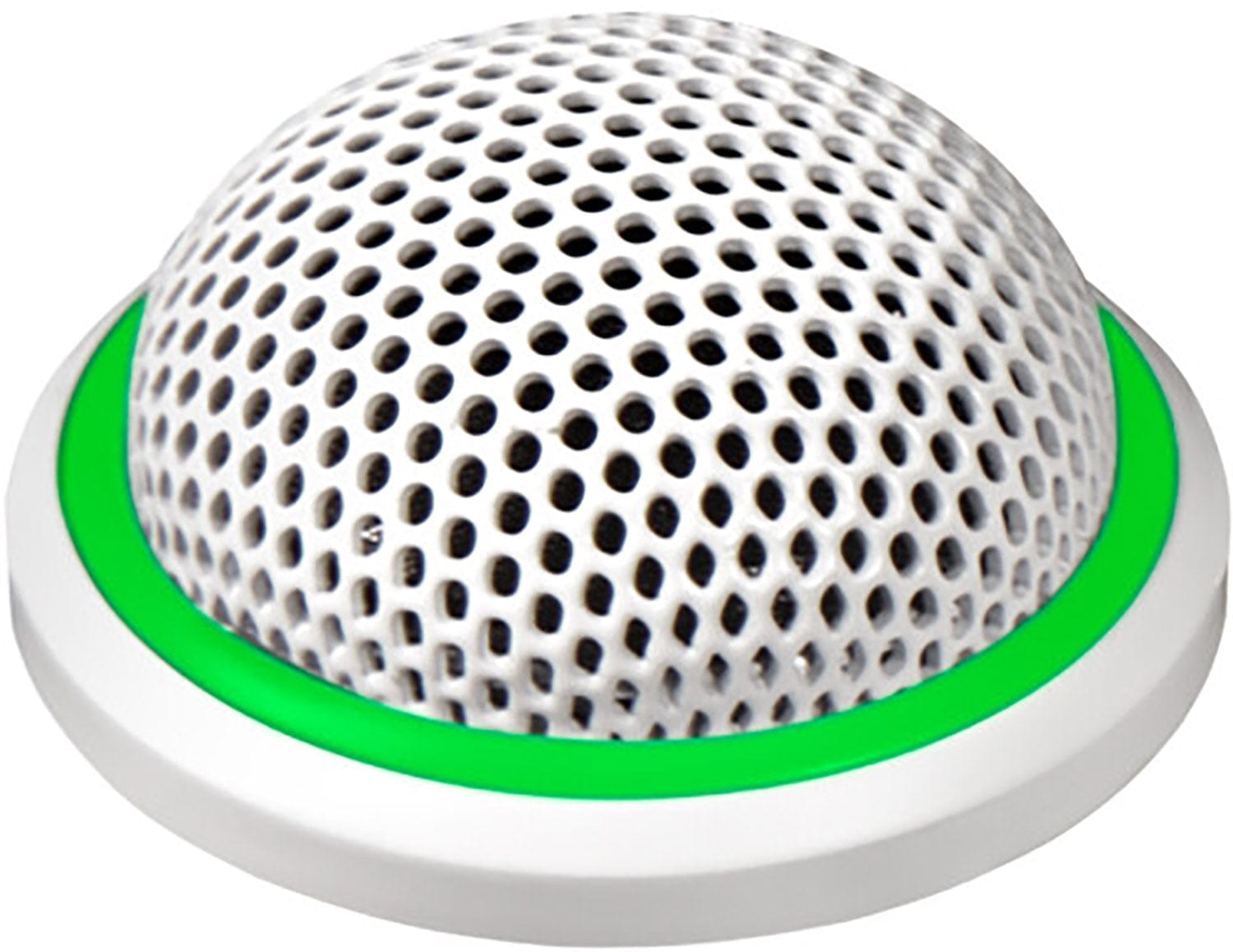 Shure MX395W/O-LED Microflex Low Profile Omnidirectional Boundary Microphone - 5-Pin XLR - White - The Ultimate Sound Solution for Meeting Rooms