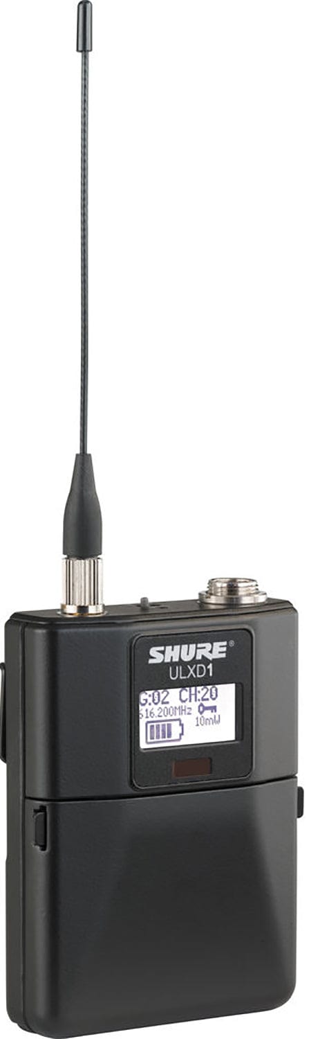 Shure ULXD1 LEMO3 Digital Bodypack Transmitter - H50 Band: Superior Audio for Pro Sound Reinforcement