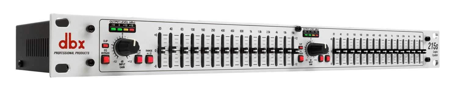 dbx 215S Dual Channel 15 Band Professional Graphic Equalizer