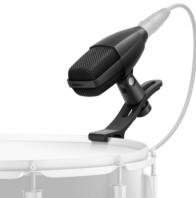 Sennheiser MD 421 Compact - The Ultimate Dynamic Cardioid Microphone with Drum Clamp