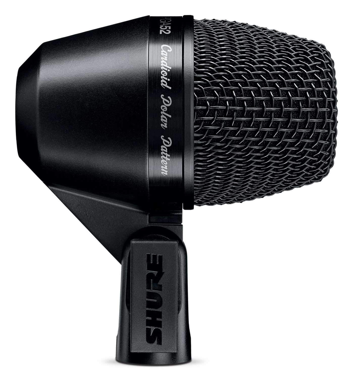 Shure PGA52-LC Dynamic Kick Drum Microphone - Cable-Free for Powerful Bass Recording