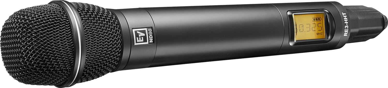 Electro-Voice RE3-HHT86-6M Handheld ND86 Wireless Mic Transmitter - Your Vocal Performance & Presentation Powerhouse