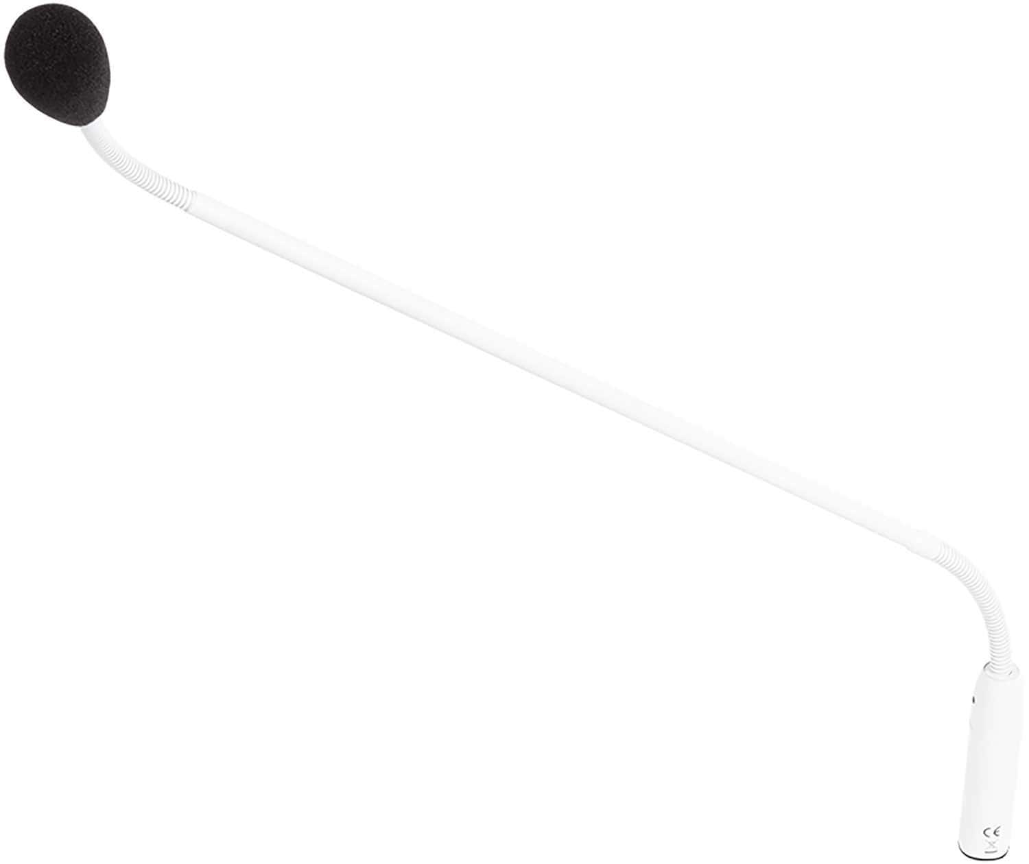 Denon Pro White XLR Gooseneck Microphone - The Ultimate Podium & Portable Mic