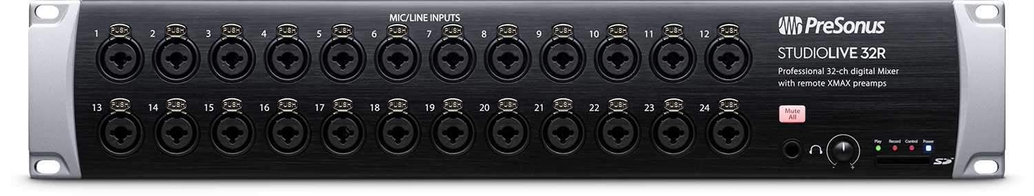 PreSonus StudioLive 32R Series III: The Ultimate 32-Channel Digital Rack Mixer for Exceptional Sound